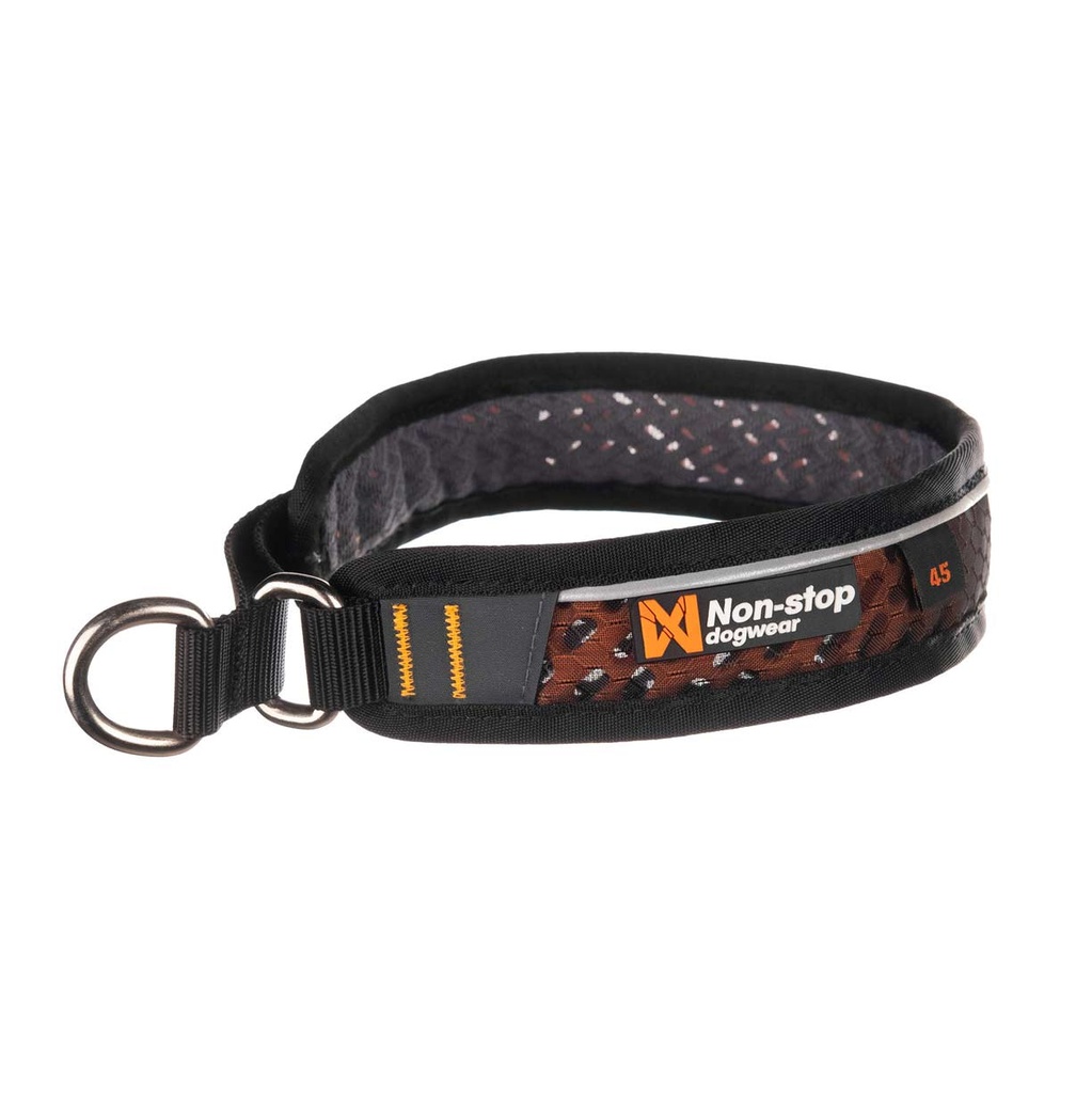 Non-stop dogwear Halsband Rock Collar black Zugstop-Halsband